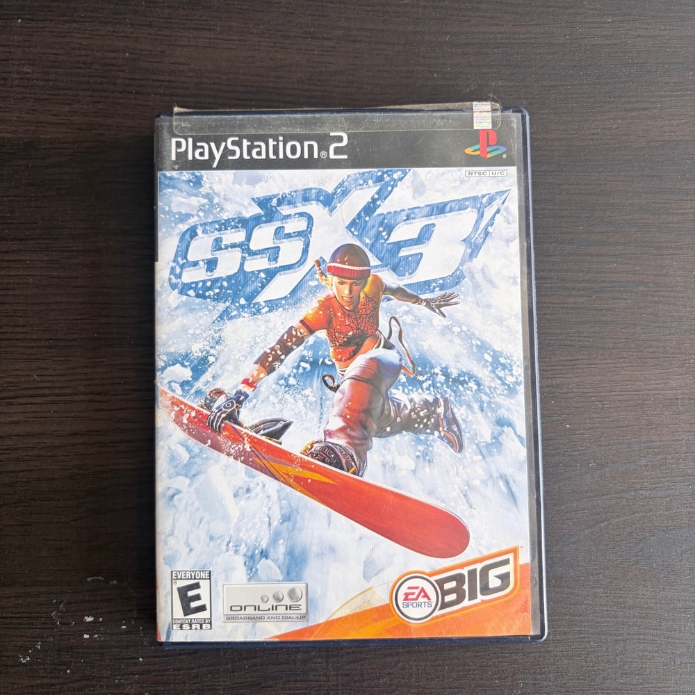 SSX 3 Sony PlayStation 2 PS2 EA Sports BIG Snowboarding Video Game CIB